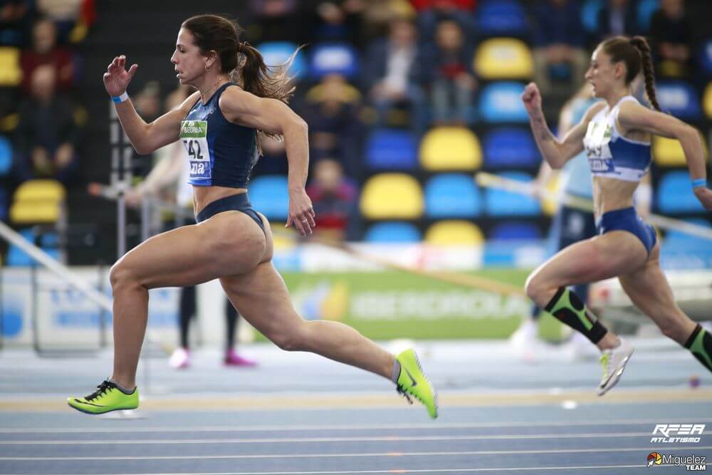 Maribel Pérez bate el récord de España de 60 metros